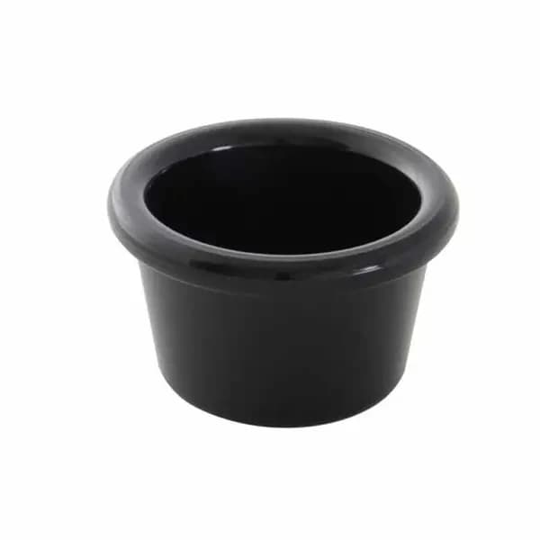 Thunder Group PL534BL1 1-1/2 oz. Black Plastic Ramekin | Case Of 12