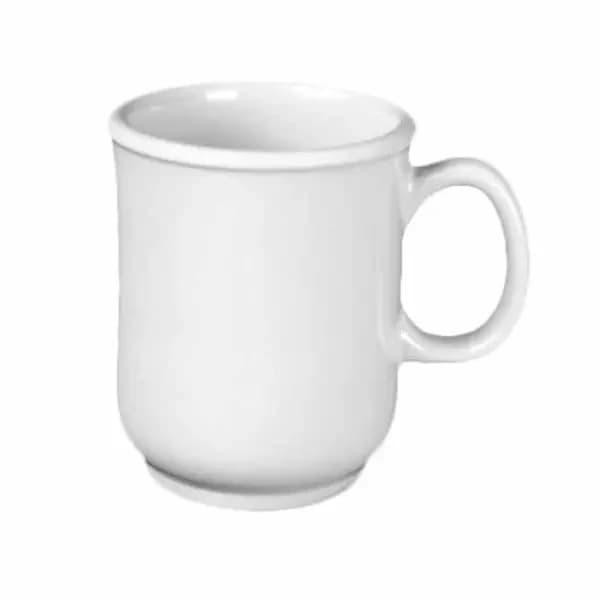 Thunder Group ML901W NuStone White 8 oz. Melamine Mug/Cup | Case of 12
