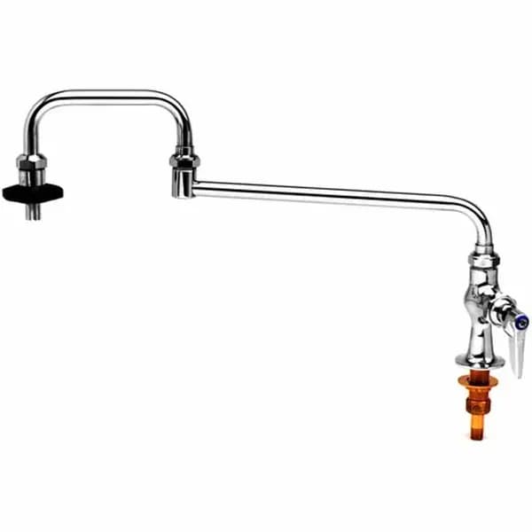 T&S Brass B-0591 T&S Single Hole Deck Mount Pot Filler Faucet