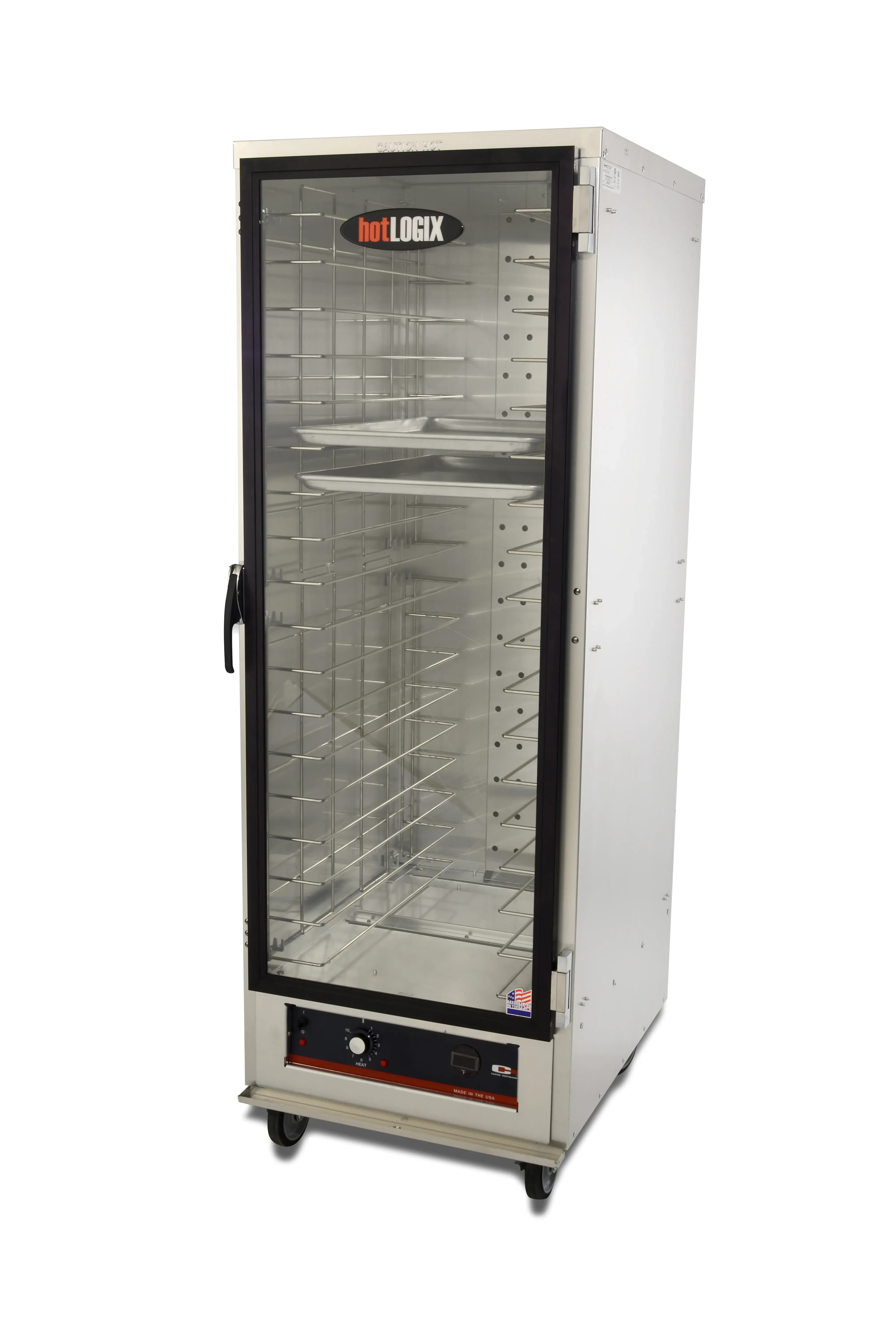 Carter-Hoffmann HL1-18 ® hotLOGIX® Series Freestanding Heated Holding Cabinet Max (18) 18" x 26" Trays Standard Style — 120V, 1PH