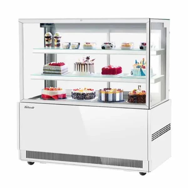 Turbo Air TBP60-54FN-W Refrigerated White Bakery Display Case 59"W