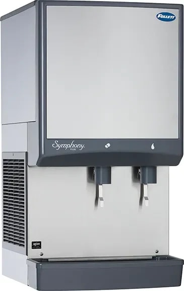 Follett Symphony Plus™ 50CI414A-L Countertop Ice and Water Dispenser 425 Pound Daily Production 50 Pound Storage Lever Dispense Nugget Style Ice — 115V, 1PH — main image