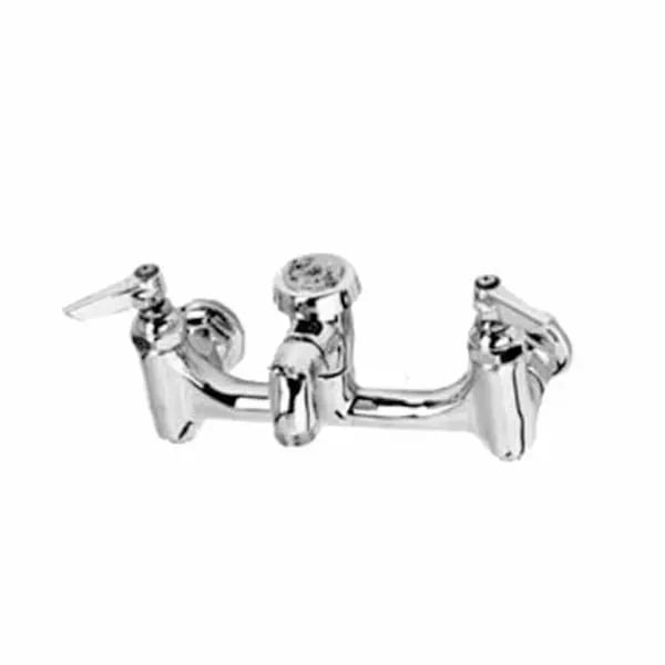 T&S B-0674-BSTRM 8" Wall Mount Service Sink Faucet