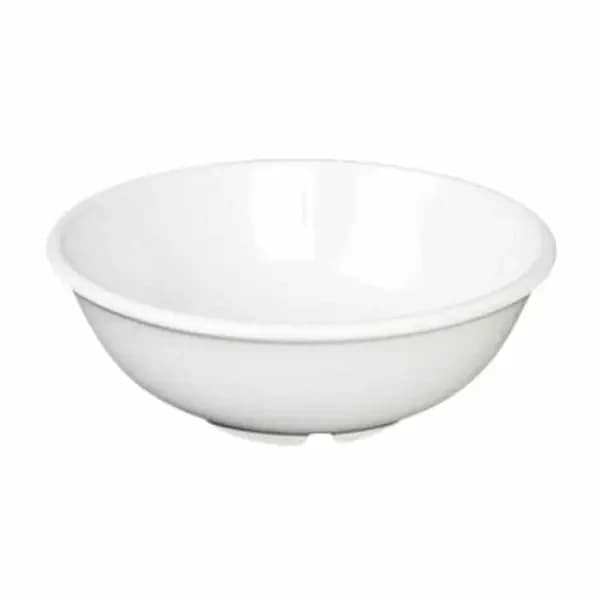Thunder Group CR5807W White 32 oz. Melamine Salad Bowl | Case of 12