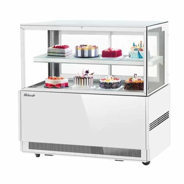 Turbo Air TBP60-46FN-W Refrigerated White Bakery Display Case 59"W