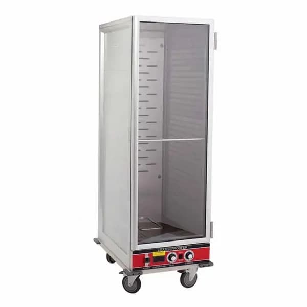 BevLes HPC-6836 Non-Insulated Clear Door Full Height Heated Holding and Proofing Cabinet 23"W