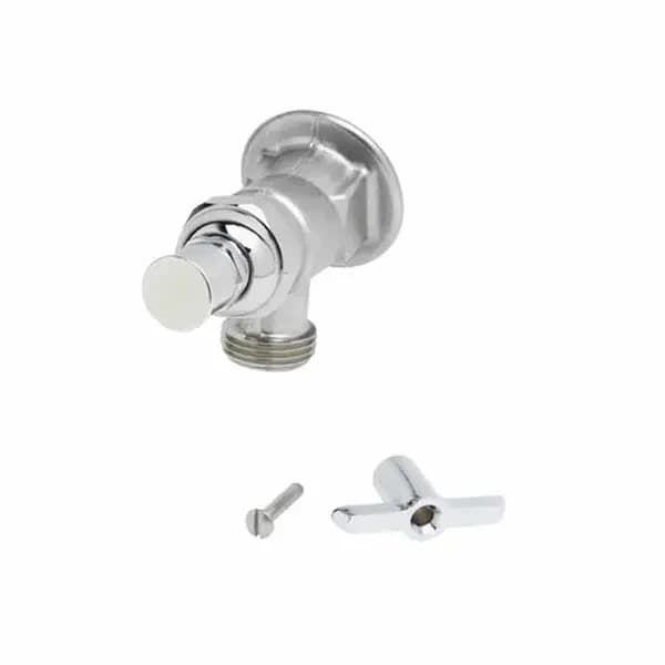 T&S Brass B-0731-POL T&S Single Hole Wall Mount Sill Faucet