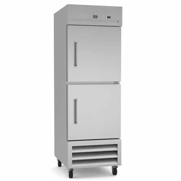 Kelvinator KCHRI27R2HDR 23 cu. ft. 2-Half Door Bottom Mount Reach-In Refrigerator 26-3/4"W