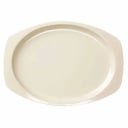 Thunder Group NS215T NuStone Tan 15" x 10-5/8" Rectangular Melamine Platter | Case of 12