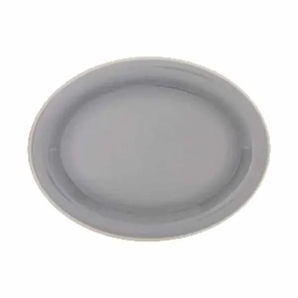 Thunder Group DM209H Graham 9-1/2" x 7-1/4" Oval Melamine Platter | Case of 12