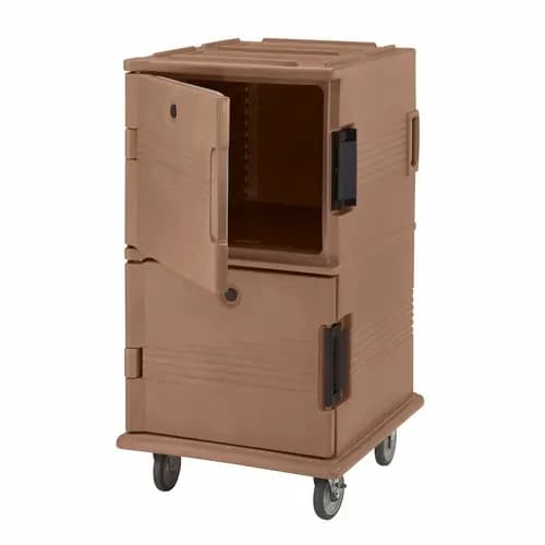 Cambro UPC1600HD157 Ultra Cam Cart Insulated Coffee Beige Front Loader Food Carrier