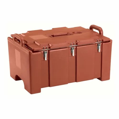 Cambro Camcarrier 100MPC402 Brick Red Top Loader 8" Deep
