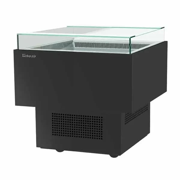 Turbo Air TOS-30PN-B Open Black Sandwich and Cheese Display Case Merchandiser 30"W