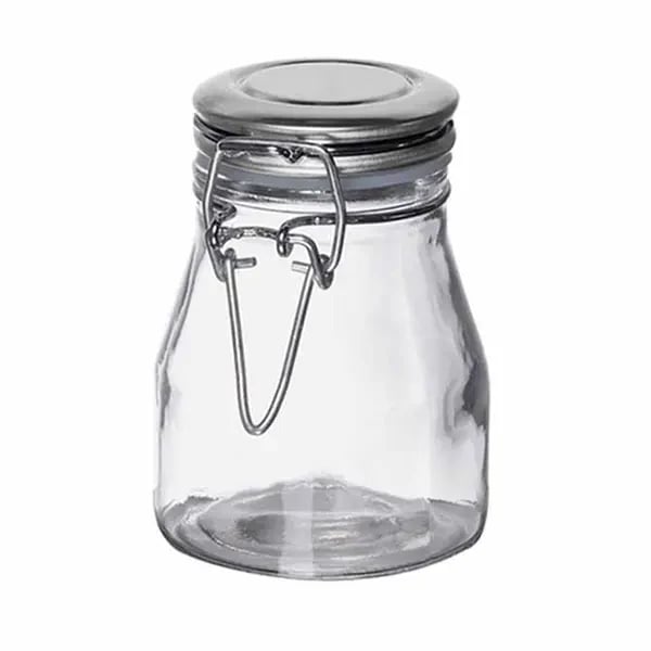 Tablecraft 10107 3 oz. Spice Jar with Stainless Steel Top | Case of 6