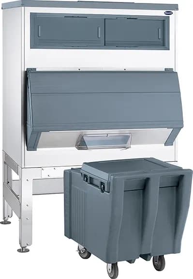 Follett DEV1010SG-48-ICS125L Ice•DevIce™ Series Gravity Dispense Ice Bin 1000 Pound Capacity Polyethylene Interior Cube, Nugget Ice Compatibility