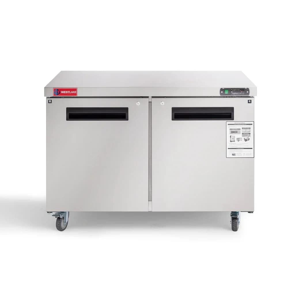 Horevo Global WKTR-48B Westlake Undercounter Refrigerator 2 Door 33-40°F