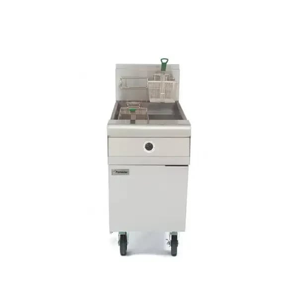 Frymaster MJ1CF-LP 60-80 lb. Open Pot Liquid Propane Floor Fryer with Casters
