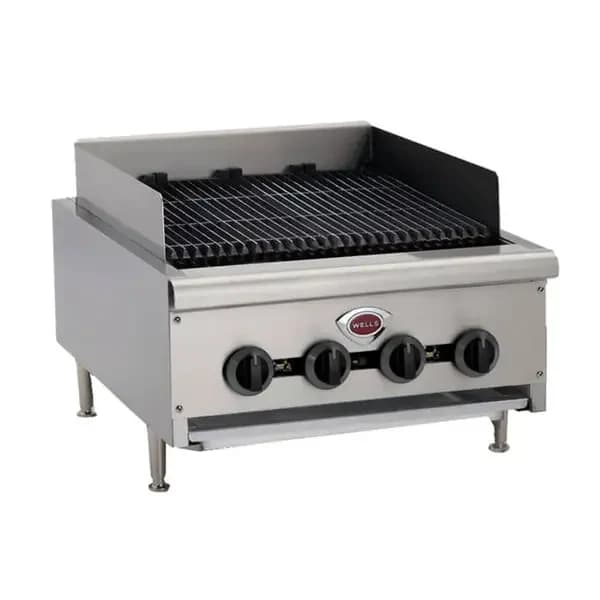 Wells HDCB-4830G Heavy Duty 160,000 BTU Radiant Gas Charbroiler 48"W