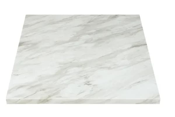 Modesto PKS-4263 36" Square Faux White Marble Table Top