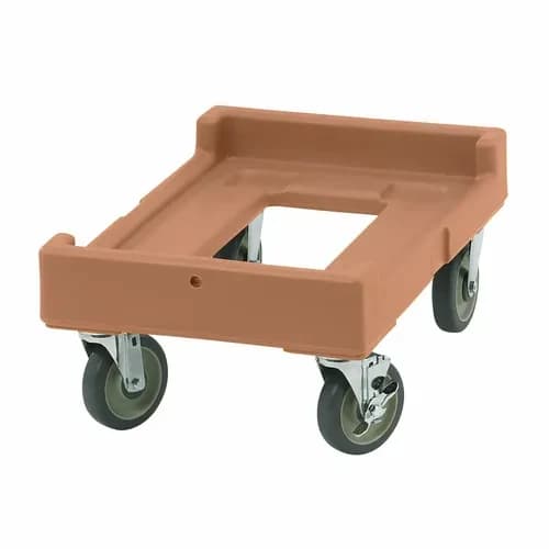 Cambro CD160157 Camdolly Open Frame Coffee Beige Food Carrier Dolly