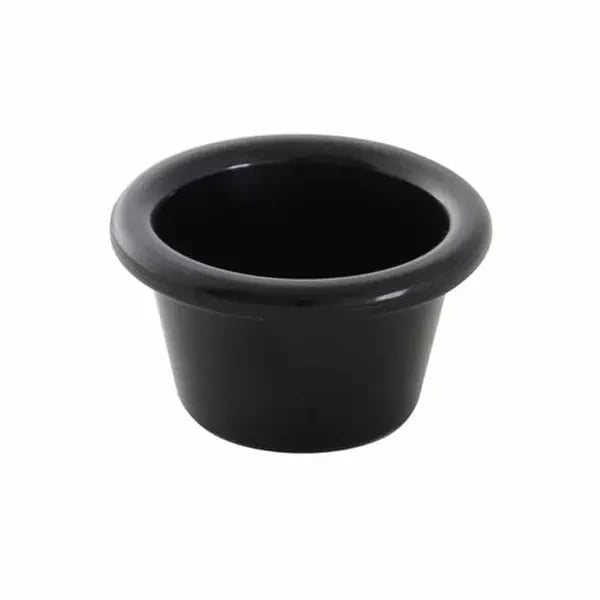 Thunder Group PL535BL1 1-3/4 oz. Black Plastic Ramekin | Case Of 12