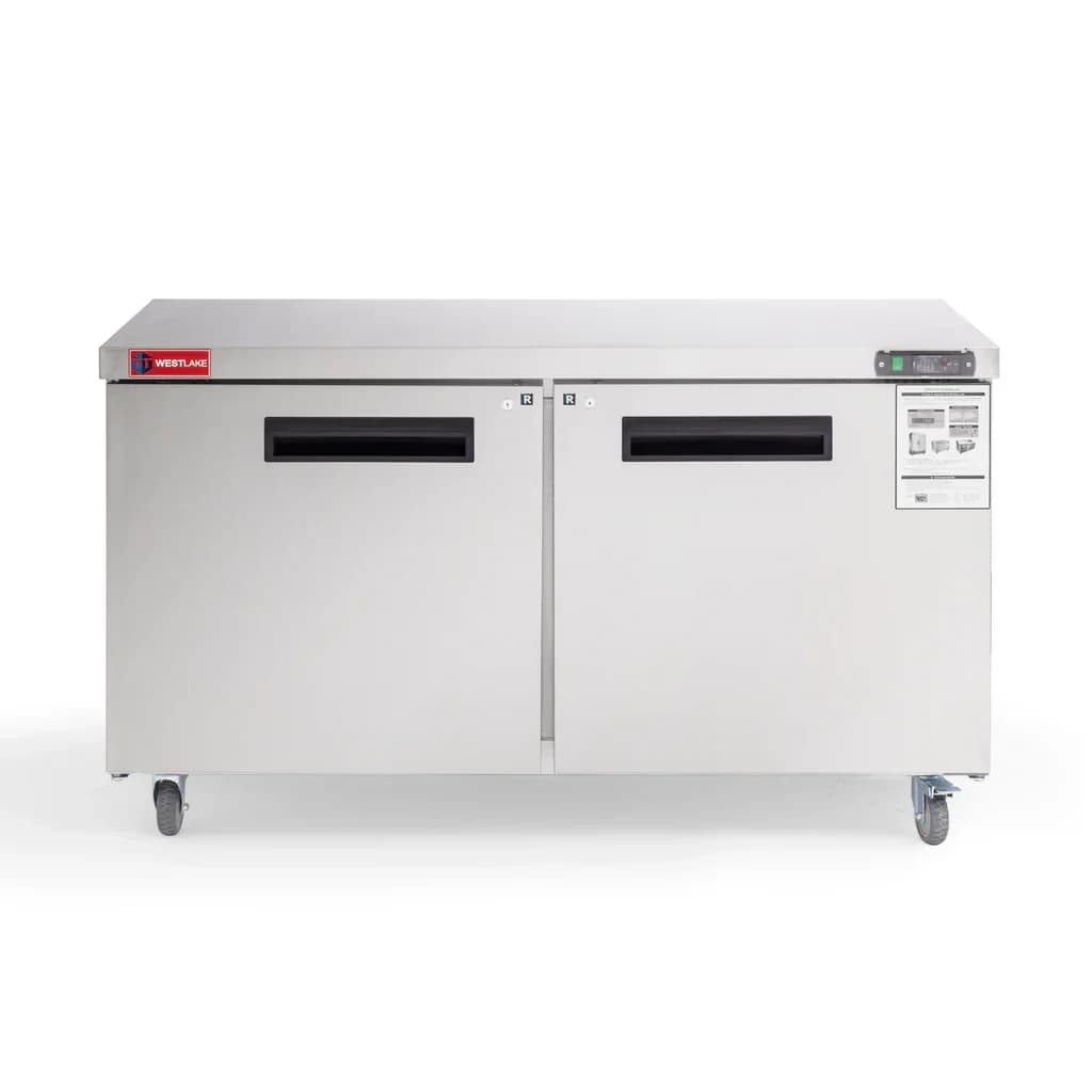 Horevo Global WKTR-60B Westlake Undercounter Refrigerator 2 Door 33-40°F