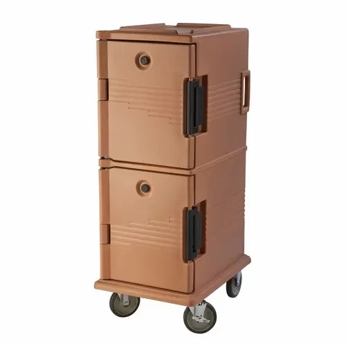 Cambro Ultra Cam Cart UPC800157 Insulated Coffee Beige Front Loader Food Carrier — main image