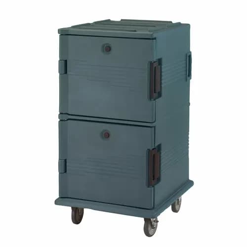 Cambro UPC1600SP191 Ultra Cam Cart Insulated Granite Gray Front Loader Food Carrier