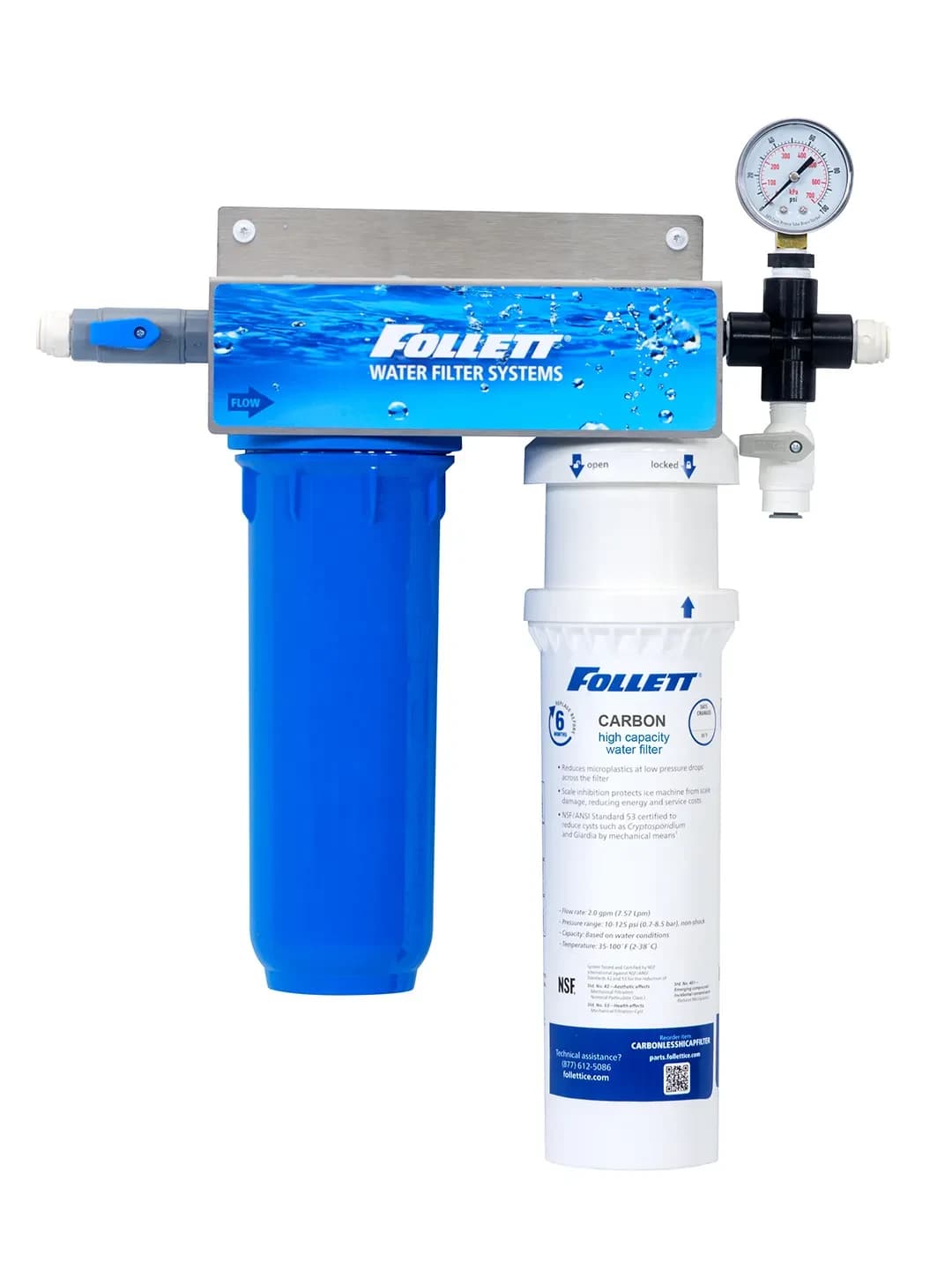 Follett CARBONHICAPSYSTEM Water Treatment Filter 17,500 Gallon Capacity